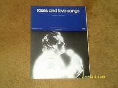 Ray Price sheet music Roses and Love Songs 1974 5 pages (VG+ shape)