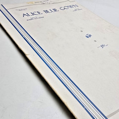 Alice Blue Gown Sheet Music Piano Lyrics 1934 McCarthy Tierney Irene Vintage