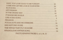 1976 SPIRIT Songbook John Denver Cherry Lane Music Co Pegasus San Antonio Rose