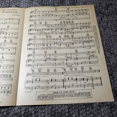 Three Coins in the Fountain Sheet Music from 20th Century-Fox P/V/G 1954