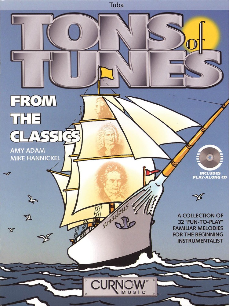 Tons of Tunes from the Classics for Tuba Solo Sheet Music Play-Along Book CD