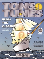 Tons of Tunes from the Classics for Tuba Solo Sheet Music Play-Along Book CD