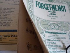 vIOLIN PIANO ANTIQUE SHEET MUSIC LOVINGLY USED MIXED JUNK DRAWER LOT neocurio