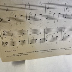 Blue Bird Waltz Simplified Accordion Sheet Music Hawkins 1947 AMPCO Ed. 1204