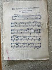 Beautiful Blue Danube By Strauss Antique Piano Sheet Music 1902