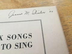 56 Songs You Like to Sing Sheet Music 200 Pages Song Book Vintage 1937
