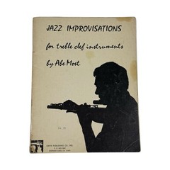Jazz Improvisations For Treble Clef Instruments By Abe Most 1973 Sheet Music