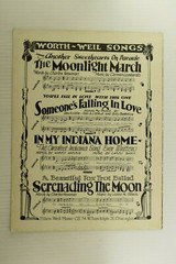 1924 Old Virginia Moon Gene, Ford, Glenn Vintage Sheet Music M40