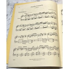 Goltermann Op 65 Concerto No IV in G Violincello and Piano Vintage Sheet Music