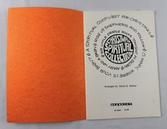 Christmas Spiritual Collection David S Walker 1973 Concordia Choral Music Book