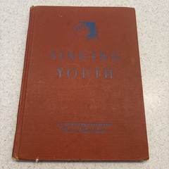 Singing Youth Song Book Forth printing 1937 Vintage Hardcover