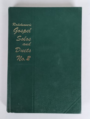 Rodeheavers Gospel Solos and Duets No 2 Hardcover 1930 Song Hymn Book