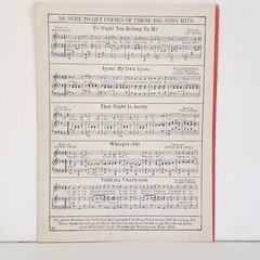 Vintage 1926 Mary Lou Sheet Music Wolverine Four Cover Photo