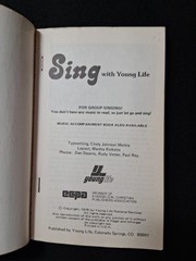 Sing with Young Life Songbooks Lot 1978 Lyrics & Chords 155 Pg Christian Vintage