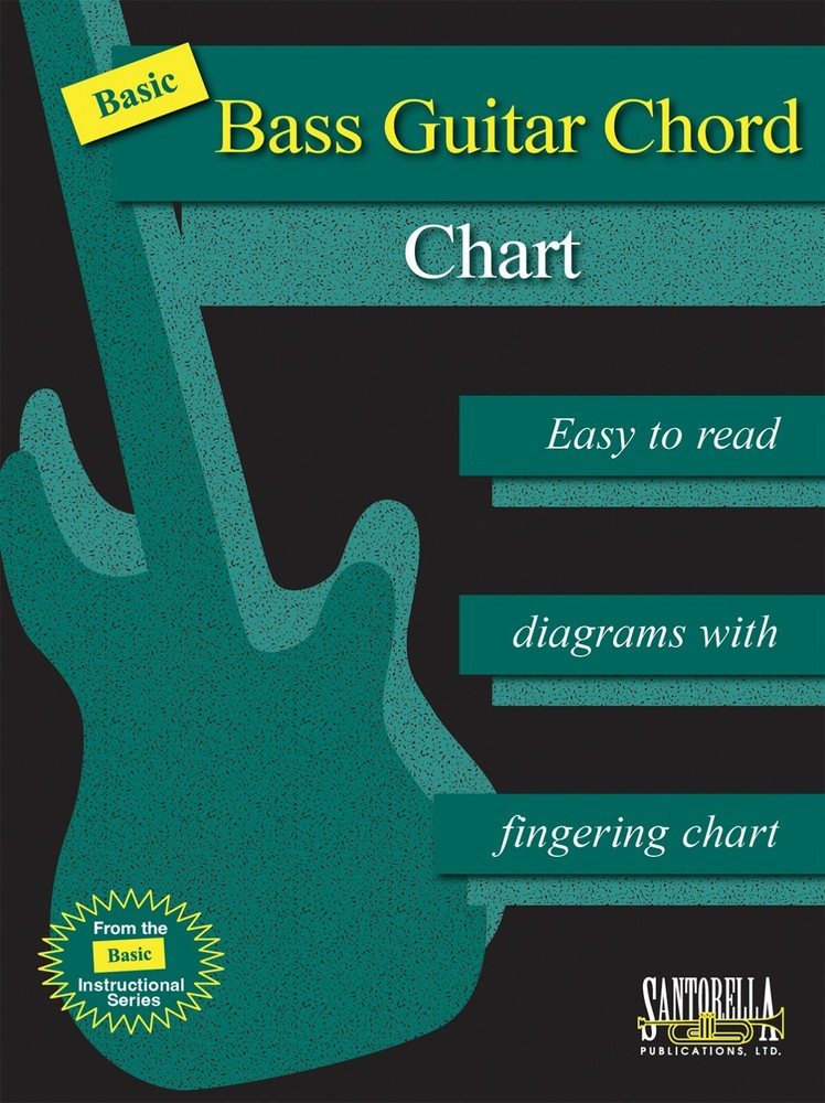 Basic Bass Guitar Chord Chart * Ships directly from the publisher!