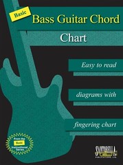 Basic Bass Guitar Chord Chart * Ships directly from the publisher!