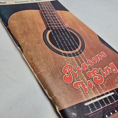 Reasons To Sing Piano Vocal Christian Youth Songbook Music Lillenas 1971 Vtg