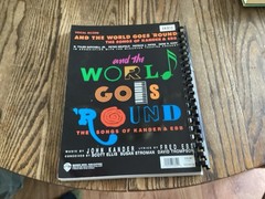 1998 Songs Of Kander & Ebb Vocal Score World Goes Round Music Lyrics