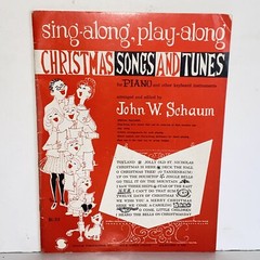 Vintage 1959 Sing Along Play Along Christmas Songs and Tunes Sheet Music Book