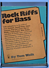 Rock and Jazz Riffs for the Bass. Lot: 2 Vintage Books By Tom Wolk & Rich Laird