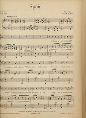 Spain 1924 Vintage Sheet Music Isham Jones Gus Kahn Milton Weil Music Co.