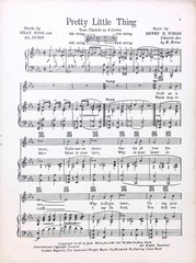 Pretty Little Thing Sheet Music Henry Tobias Billy Rose Al Dubin 1927 Fox Trot