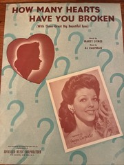 Vintage Antique Mixed Lot of 5 Sheet Music 1930’s-40’s Various Artists Genres #L