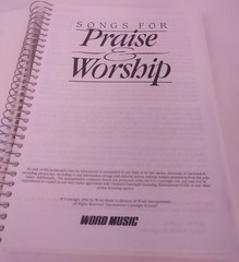 Songs For Praise And Worship Singers Edition Wire Bound Song Book. (BKBR)