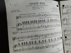 Sleigh Ride – for Mixed Voices SATB – 1962 sheet music – Shawnee Press