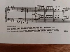 Béla Bartók – Three Rondos Piano Solo Vintage 1957 Boosey & Hawkes Sheet Music.