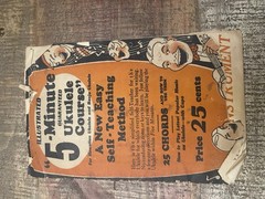 Vintage 5-Minute Guaranteed Ukulele Course Pamphlet 25¢ Music Book
