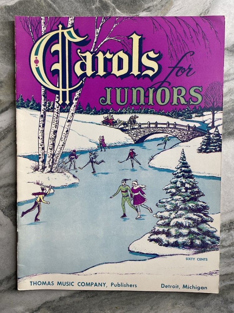 Carols for Juniors Detroit, Michigan 1953 VTG Sheet Music Book