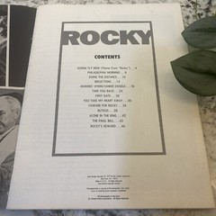 Musical Selections from Rocky, Carol Connors, Ayn Robbins & Bill Conti, songbook