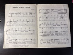 John Lennon sheet music POWER TO THE PEOPLE (1971) THE BEATLES 3679