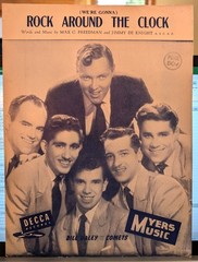 SHEET MUSIC BILL HALEY AND THE COMETS ROCK AROUND THE CLOCK 1953