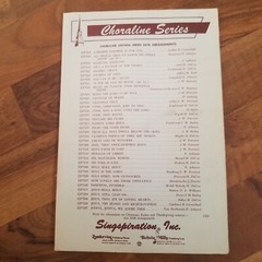 Gospel choir selections lillenas 1973 mixed voices fred bock C1