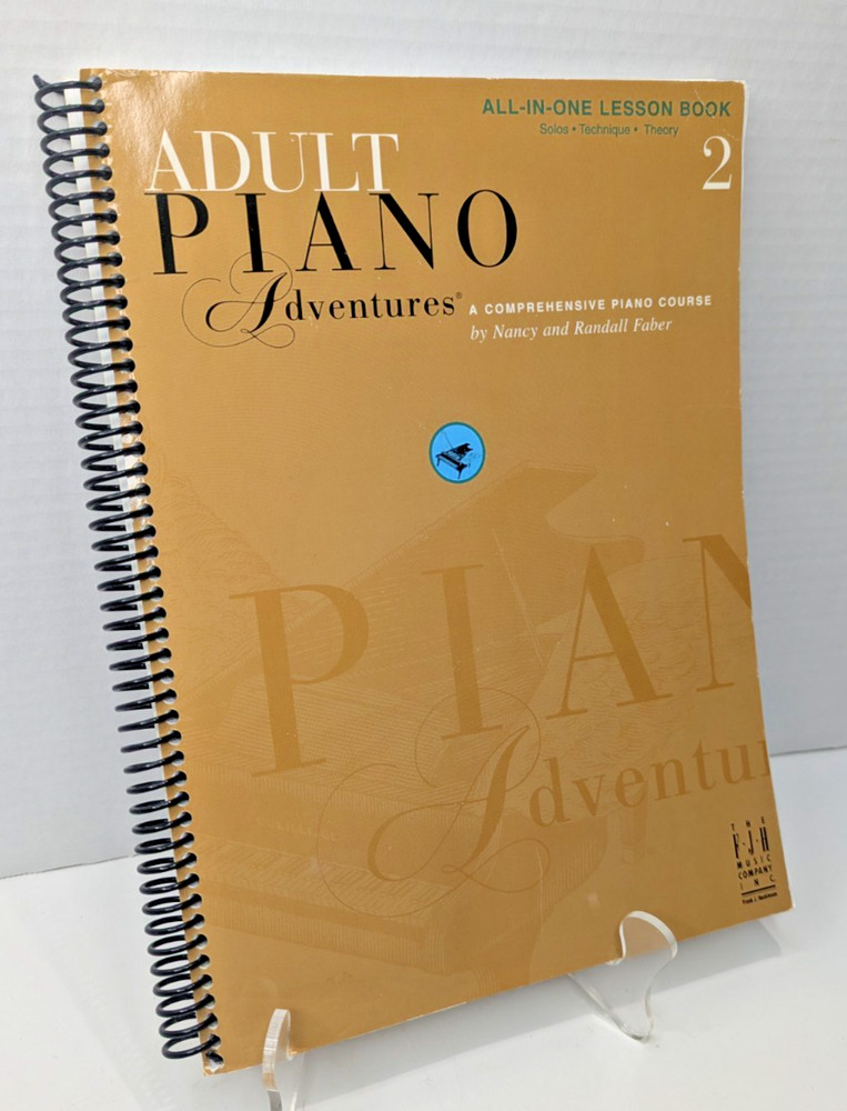 Adult Piano Adventures Comprehensive All In One Lesson Book Great Shape See Pics