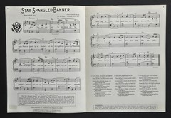Star Spangled Banner Sheet Music Piano Guitar Vocal Schaum Commemorative 1975