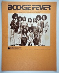 1976 Sheet Music Boogie Fever The Sylvers on Capitol Records Disco