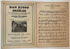 Rare 1931 At the Canton Tea Garden With You Dan Russo Fox Trot Sheet Music