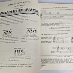 John Thompson Adult Preparatory Piano Book Willis Course Sheet Music 1943 Vtg