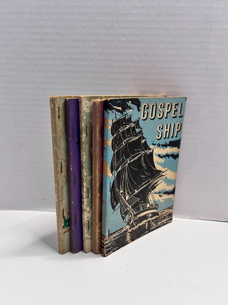 Vintage Stamps-Baxter 1940s – 70s Gospel Song Book Lot of 5