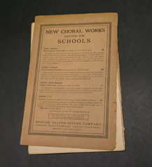 3 Antique Sheet Music Books Choral Arrangements Mixed Voices Easter M28