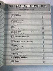 The Best of the Seventies 80 Great Songs 1976 Piano Vocal Guitar Lyrics Songbook
