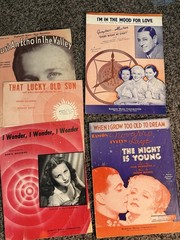 Vintage Robbins Music Corporation Sheet Music Lot of 8 1930s-1940s Love Songs