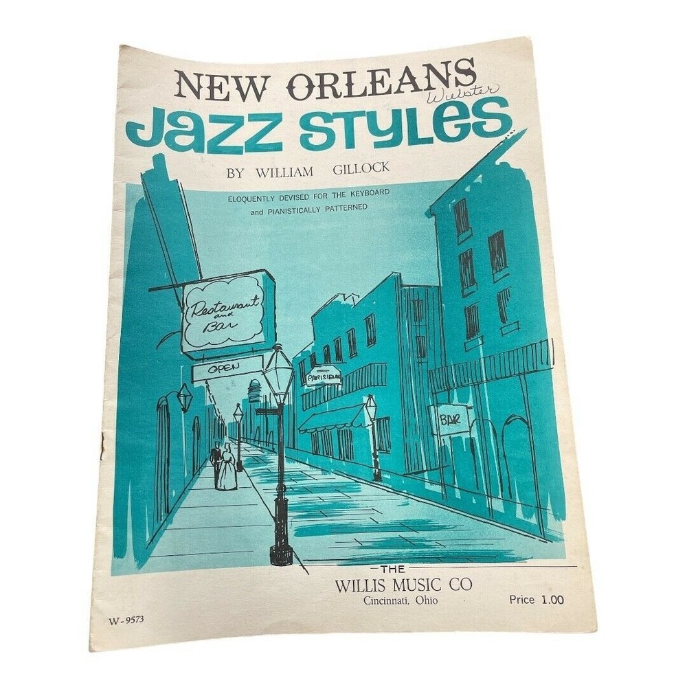 New Orleans Jazz Styles William Gillock Willis Music Keyboard Piano Intermediate