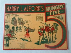 1931 Harry L Alford HUNGRY FIVE IN SPAIN Trumpet + Trombone Parts VG RARE