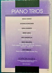 Joonas Kokkonen: Trio 1948 Score & Parts – violin and cello, and piano