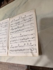 1985 We Are The World USA For Africa Original Sheet Music Michael Jackson Richie