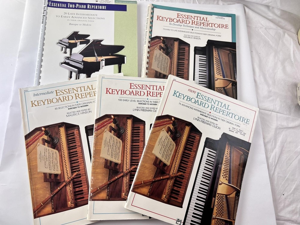 Essential Keyboard Repertoire Piano Sheet Music Lot Intermediate Advanced Alfred